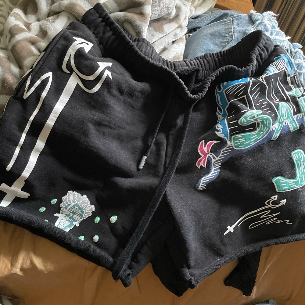 Saint jhn Christian sex club shorts